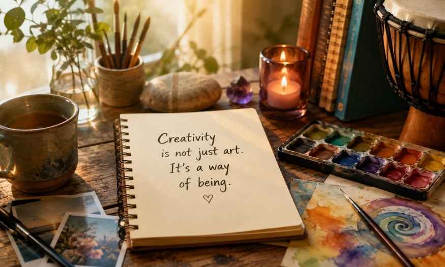 Creativity is not just art. It's a way of being.